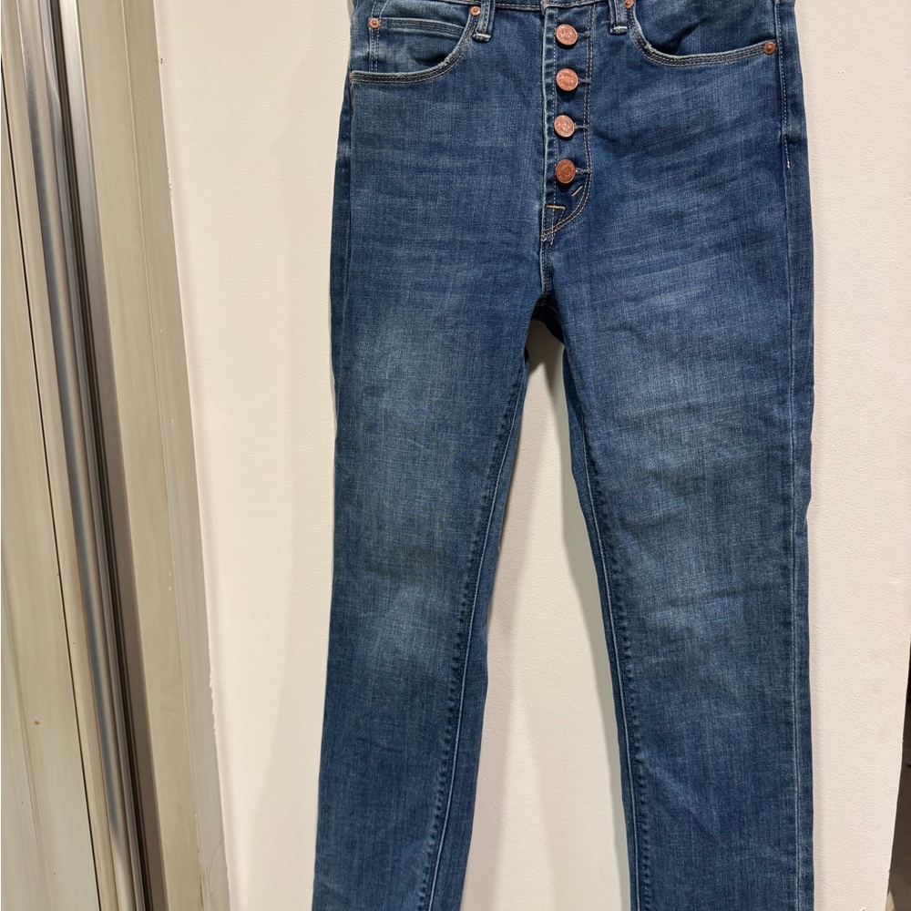 MOTHER High Rise Blue Jeans Versatile Style